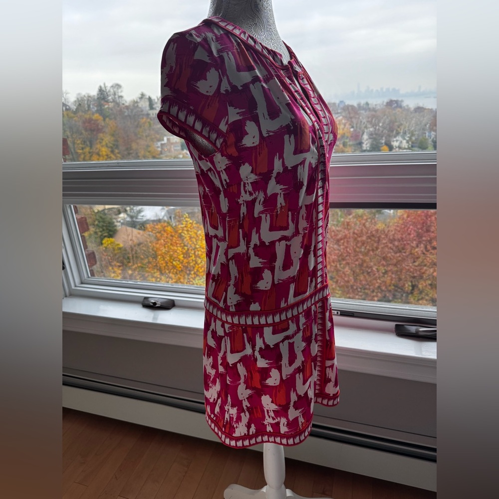BCBGMAXAZRIA Women Pink Casual Dress XS
